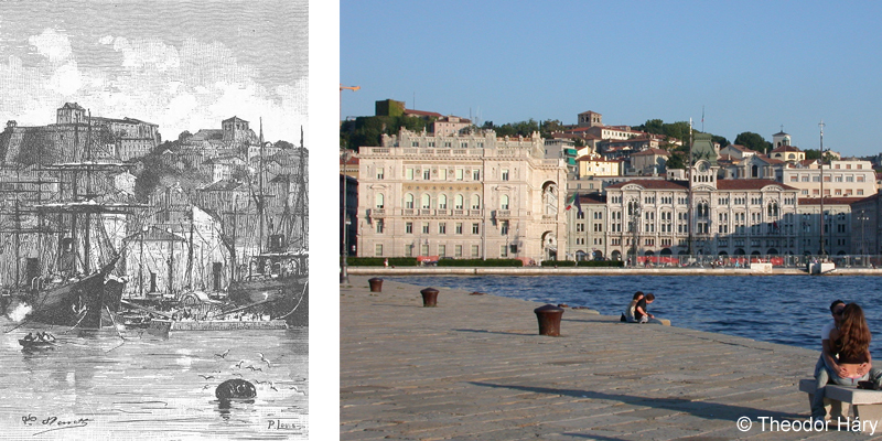 Vue de Trieste (Jules Verne 1885)