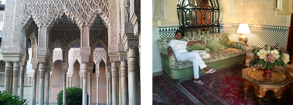 Ahambra-Stalaktitendekor & Granada-Hotel Alhambra Palace